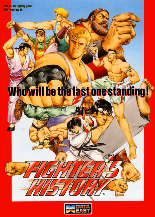 Fighter's History (Japan ver 41-04, DE-0380-1 PCB) Arcade Game Cover